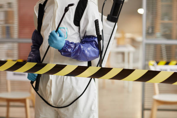 Professional Biohazard Cleanup technician working in Bridgeport, CT